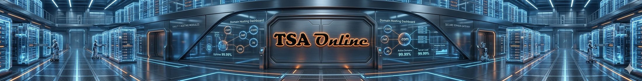 TSA Online hosting infrastructure inside a secure local data centre